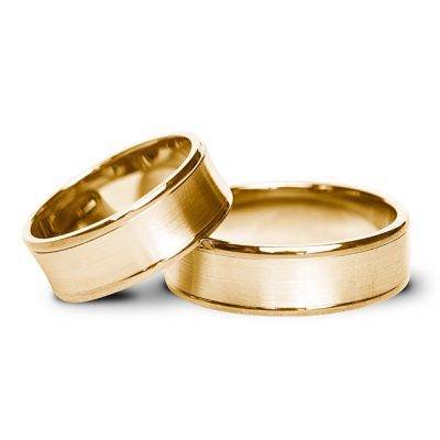 Verighete Simple Aur Galben D544-G