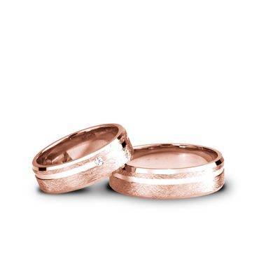 Verighete Rafinate Aur Roz 5.5mm