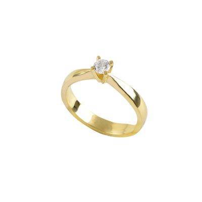 Inel Logodnă Diamant 0.17 Ct