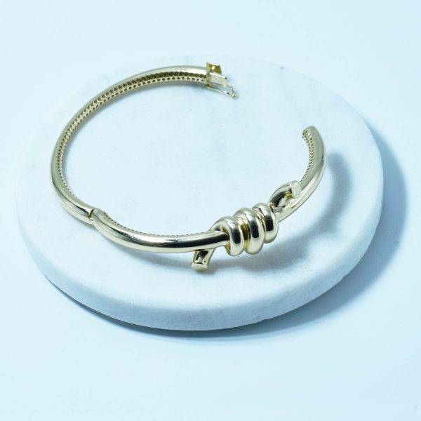 Bratara fixa aur galben 14k Epine