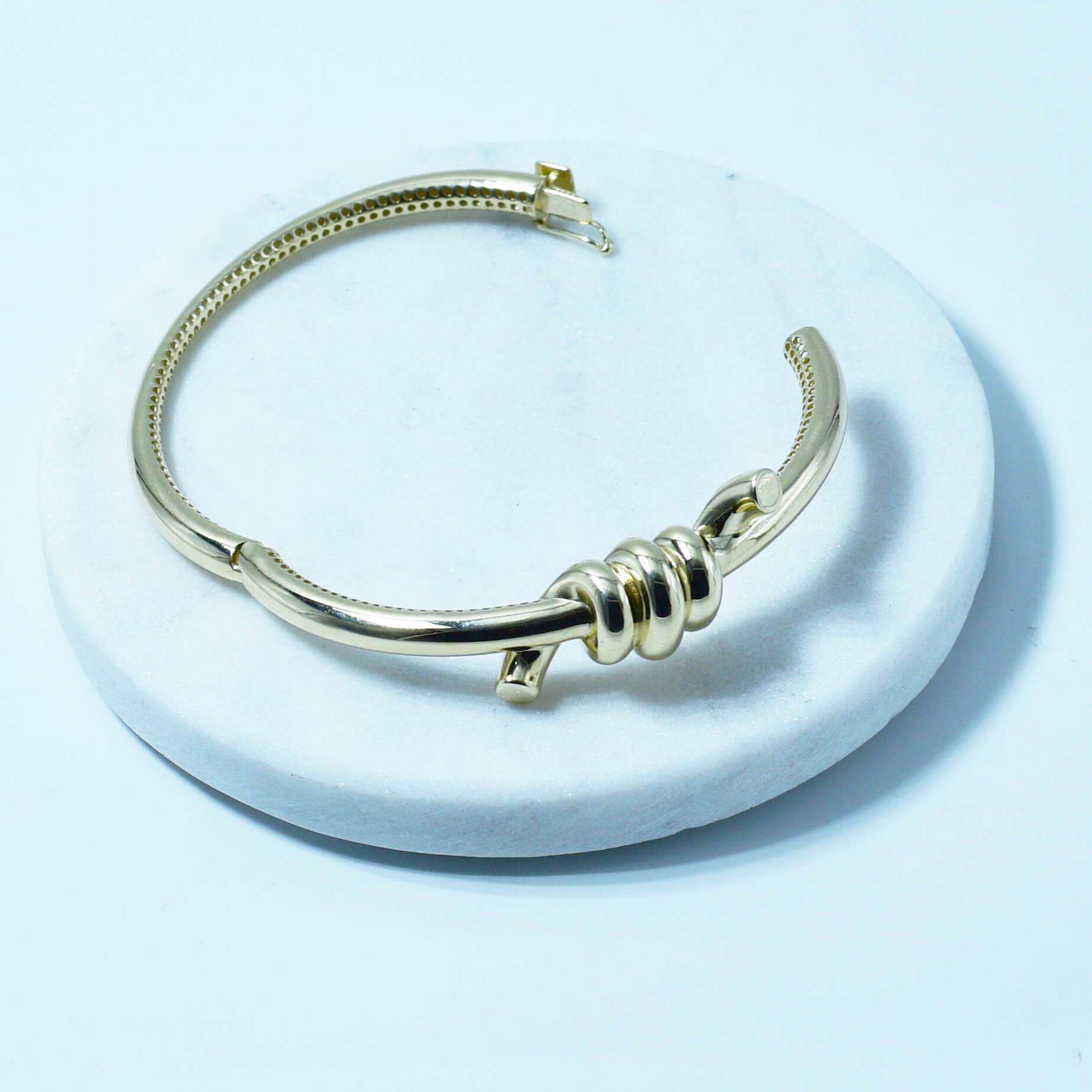 Bratara fixa aur galben 14k Epine