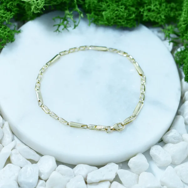 Bratara Aur Galben 14K Dama Model Clasic - doxb2 - imagine 4