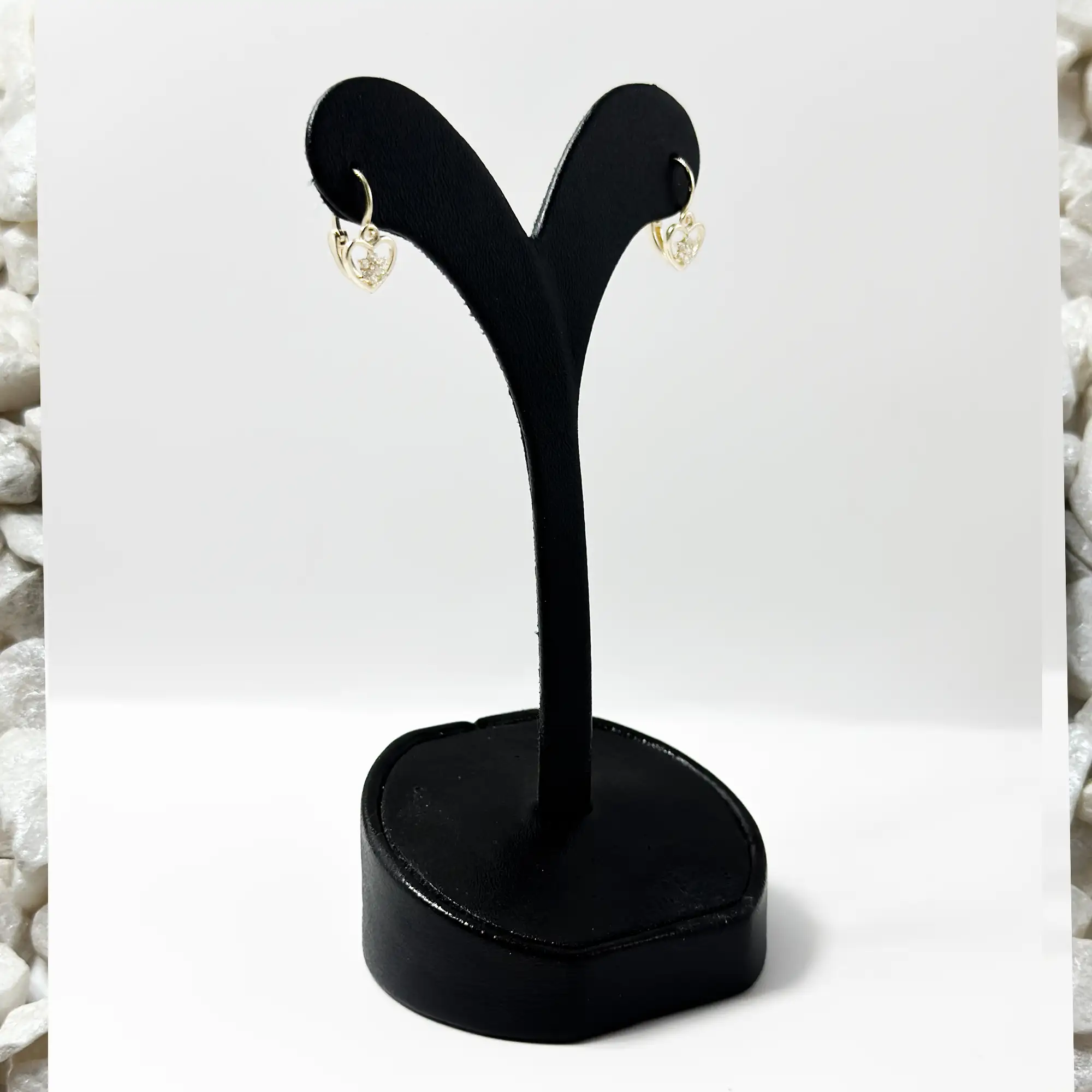 Cercei Copii Aur 14k "Heart Bloom"